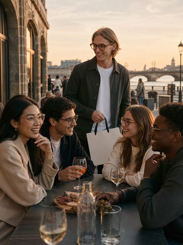 Instants bordelais en terrasse — accessible et premium