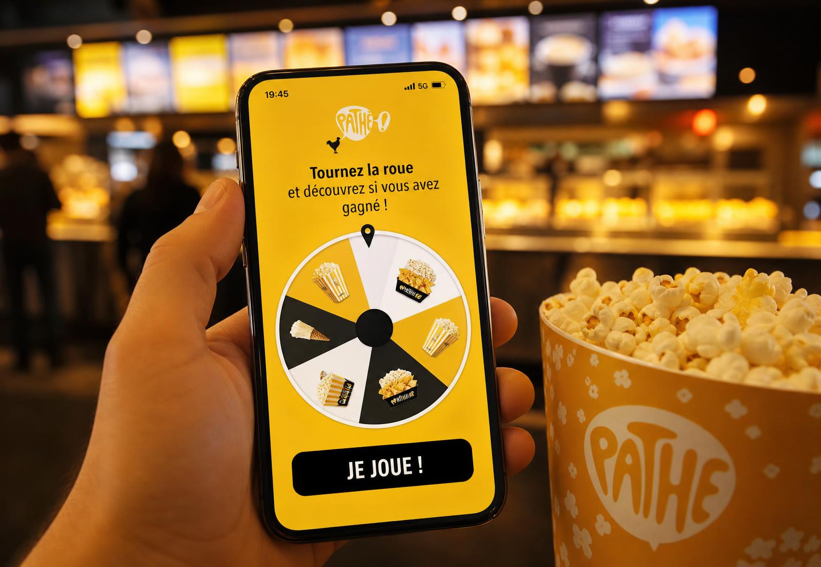 Mise en situation — le jeu lancé au comptoir confiserie